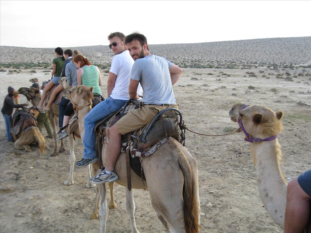 joel on a camel